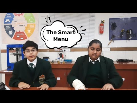 THE SMART MENU | Vivaan & Shivanshi | DPS Mathura Road | ATL Marathon Video Enrty