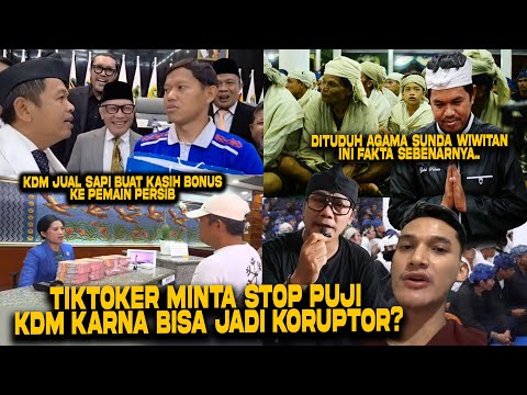 TIKTOKER MINTA JANGAN PUJI PUJI KDM LAGI KARNA BISA JADI KORUPTOR? KOCAK NI ORANG