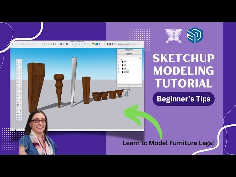 Modeling Furniture Legs:  The Ultimate Sketchup Beginners Tutorial