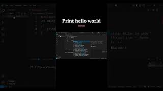 #Firstprogram in c print hello world #printhelloworld #cprogramming #coding