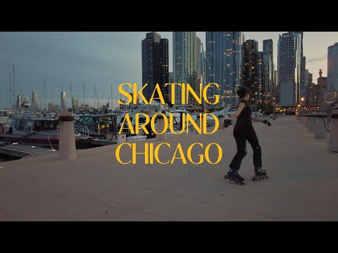 Skating around Chicago