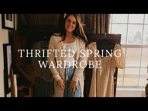 Thrifted Spring Wardrobe Haul | What I Actually Wear on the Homestead