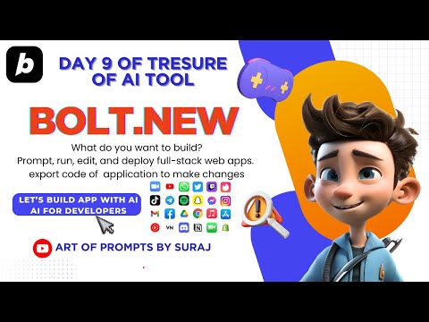 Day 9: Revolutionize Web Development with Bolt.new 🚀 | AI Tool for Full-Stack Developers