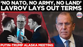 Lavrov Warns Europe of War Risk Ahead of Putin-Trump Alaska Meeting