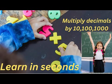 decimals multiply by 10 100 | multiplying decimals by 10 100 and 1000 grade 4 | multiplying decimals
