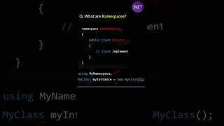What are Namespaces ?