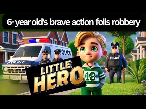 Little Hero- A 6year old's brave action foils robbery- English#@Aianimatedvideos2025