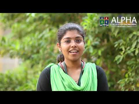 Alpha College of Engineering, Chennai - Student Testimonial