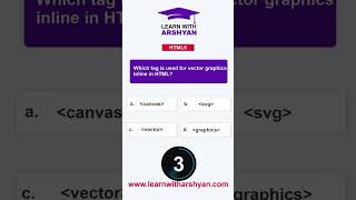 Only 10% Can Pass This HTML Quiz! #HTML #Shorts #LearnWithArshyan