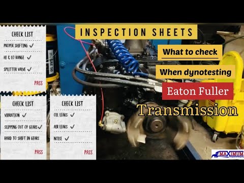 RTOC16909A 13speed, what to check when dynotesting eaton fuller transmission