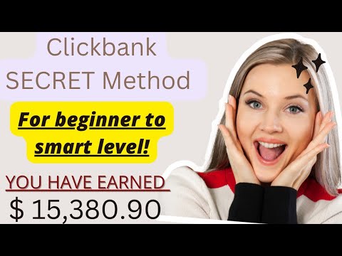 Clickbank Affiliate Marketing SECRET Method strategy for beginner to smart level #affiliate Market
