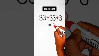 99% will Fail.. in this Easy Math Test 😱 #math #mathtest #mathchallenge #basicmath #easymath