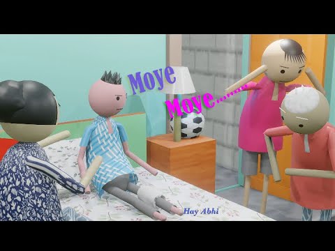 Moye Moye 😂 || Tending || Hay Abhi //Cartoon #Shorts#