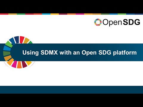Open SDG and SDMX: Country experiences