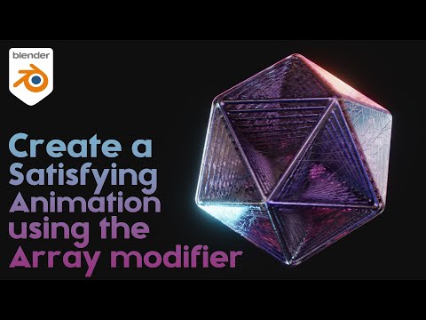 Satisfying Animation using the Array Modifier in Blender