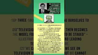 Snap Review of Amusing Ourselves to Death by ​@neilpostmancollection4664 #culture #tv #powerful