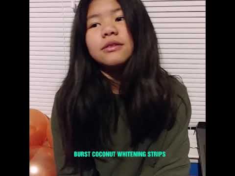 BURST coconut whitening strips! Happy User's results