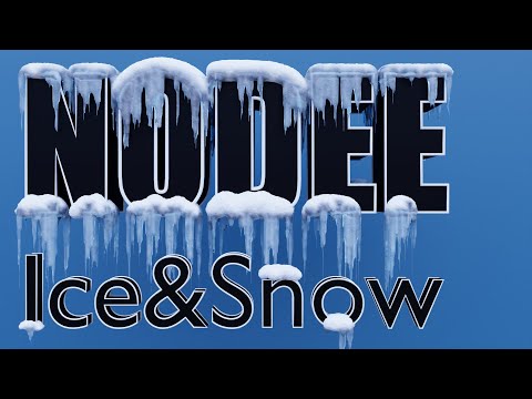 NODEE: Ice&Snow - Blender Addon Tutorial