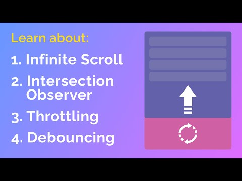 Intersection Observer & Infinite Scroll in a Visual Way