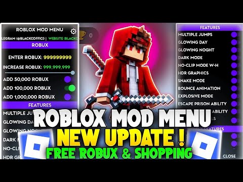 💸 Roblox Mod Menu 2025 🛠️ | Unlimited Robux, Fly Hack, God Mode & More! ✅ Free Download 🔥