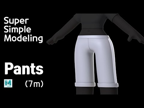 Pants Modeling Tutorial [Maya]