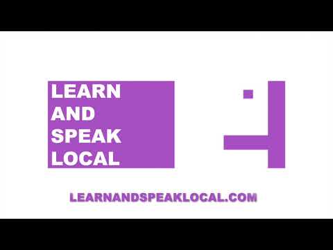 What is Learn and Speak Local?