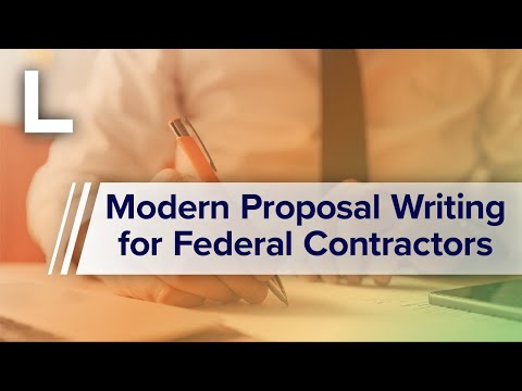Modern Proposal Writing for Federal Contractors