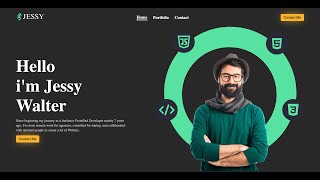 How to make a Responsive Portfolio website using Html and css