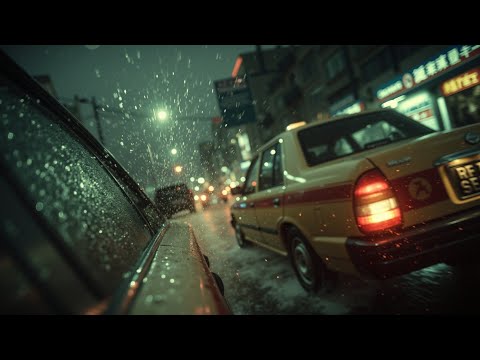 City Noir Jazz | Rainy Night Vibes | Smooth Saxophone for Late-Night Drive & Chill