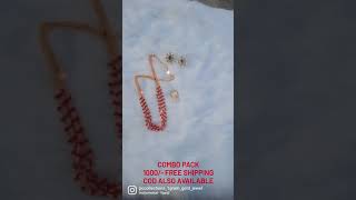 Cost to Cost Sale Combo only 1000/- free shipping#codavailable #shorts #imitationjewel #onegramgold