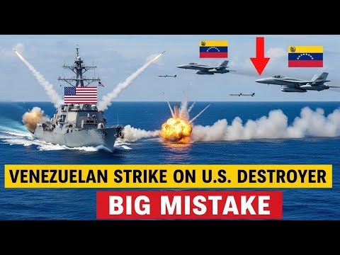 US Navy Destroyer SURROUNDED by Venezuelan Su-30s — What Happened NEXT Will STUN You!