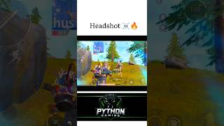 “Insane BGMI headshot highlights 🔥🎯 one-tap savage gameplay | Python Gaming #Shorts