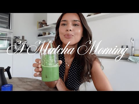 a matcha morning ☁️ + testing new chanel beauty & a cozy unboxing
