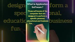 What is Application Software | Easy Definition of Application Software with examples | Computer