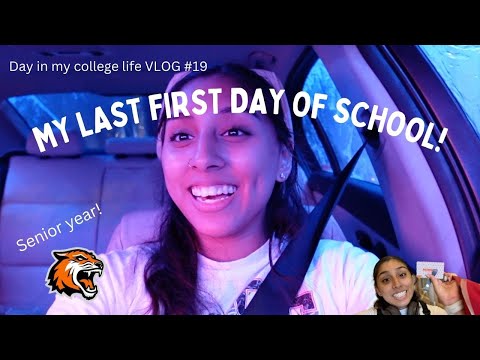 last first day of school! RIT senior year | Day in my life | VLOG #19