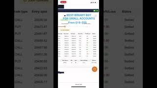 Best Binary Bot for small accounts #binary #binarybot #forex #trading