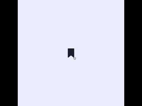 Bookmark animation #shorts #figma