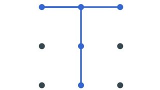 Simple mobile pattern lock