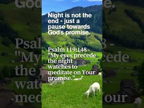 Night Is Not The End 🌙 | God's Promise Is Still Unfolding | Psalm 119