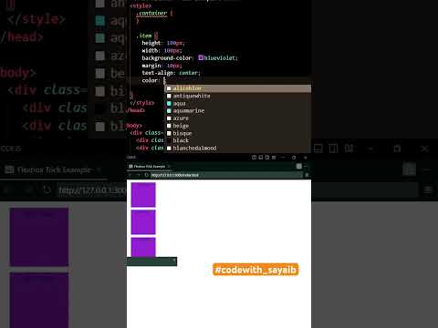 Flexbox in css #codewith_sayaib #css #itjobs #uiux #flexbox  #marvel #mirzapurseason #bollywood