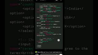 html table 👆😍🥰#coding #programminglanguage #webdesign #htmlform #frontendcourse