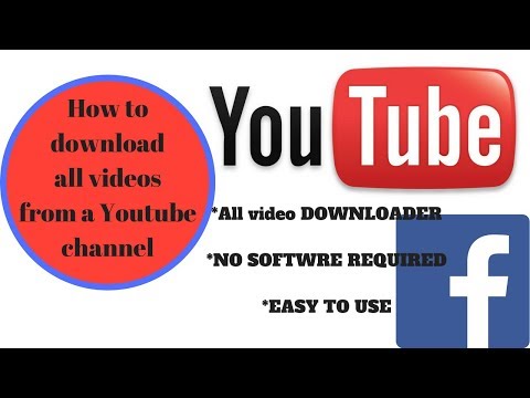 How to download whole videos from a YouTube channel without any software  2018