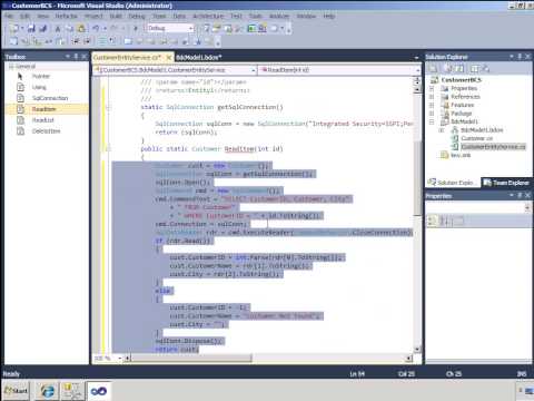 Module 6- Creating  NET Types for a Business Connectivity Services solution