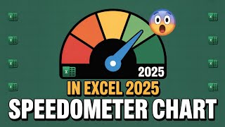🔥 Excel Dashboard Hacks 2025: Visualize Data With Speedometer Chart (No VBA)