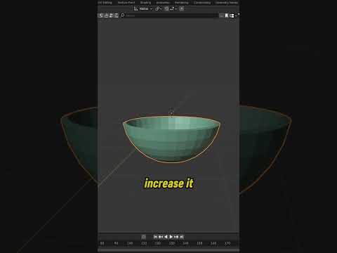 How to Model a Dish in Blender in 30 Seconds 🍽️ | Quick Modeling Trick