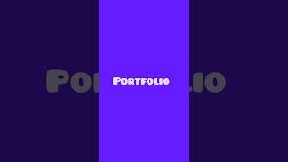 10 Personal Portfolio website design using pure HTML, CSS & JAVASCRIPT #shorts #short #portfolio
