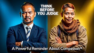 "Think Before You Judge: A Powerful reminder About bout Compassion"#motivation #lifeslesson #shorts