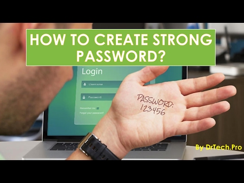 how to create strong password in 2 minutes?