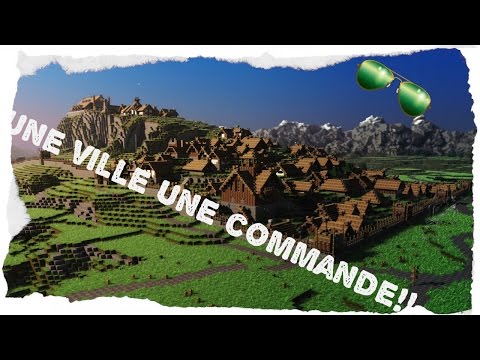 UN CLIQUE ET UNE VILLE MINECRAFT!!!