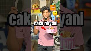 Bro cake ulla Biriyani vechi sapdunga bro😮#food #shorts #cake #tiyavlogs21 #foodie #tamil #bryani